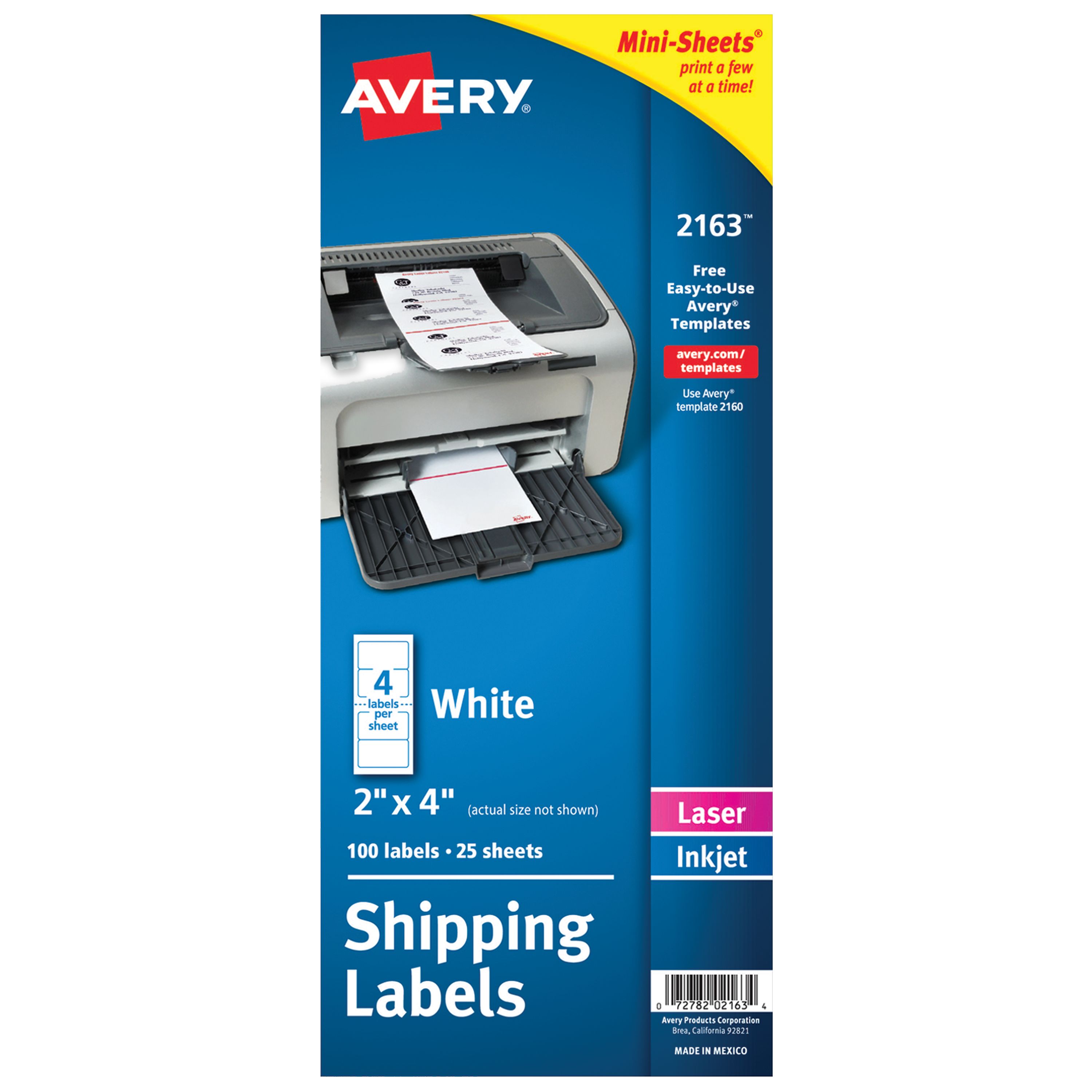 Mini-Sheets Shipping Labels, 2